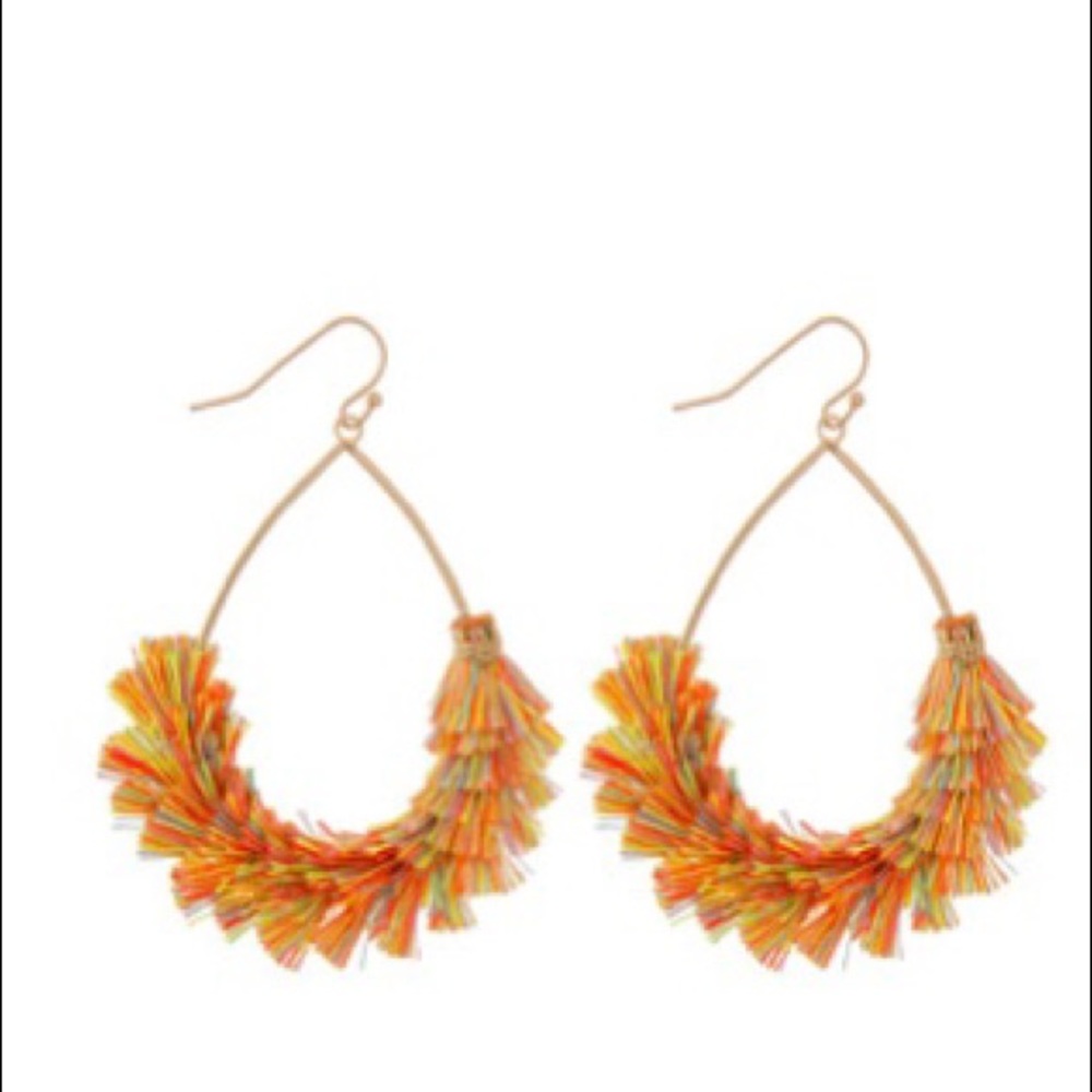 Boho fringe earrings